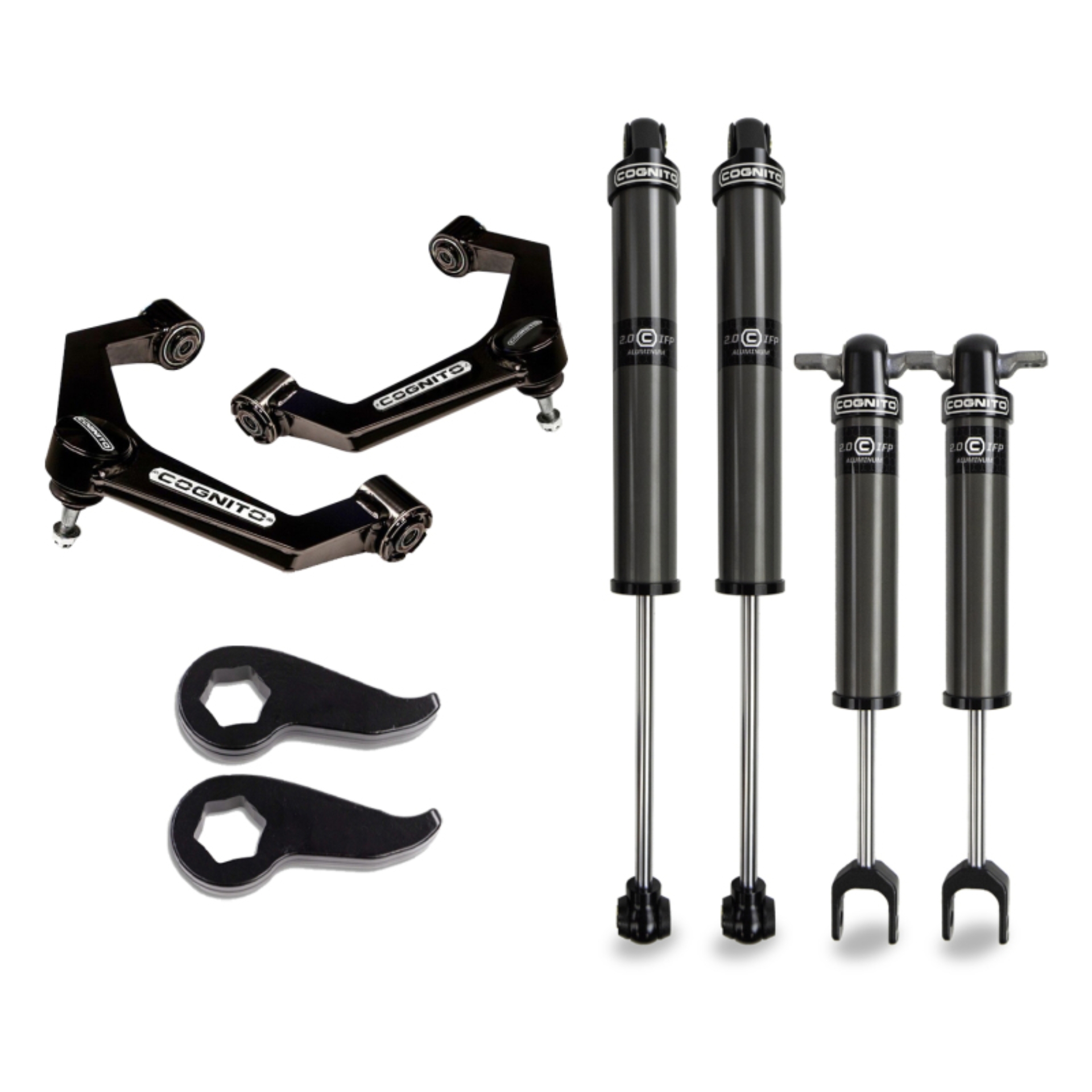 Picture of Cognito 2020+ Chevrolet Silverado 2500/3500HD 3in Performance Leveling Kit w/ 2.0 IFP Shocks