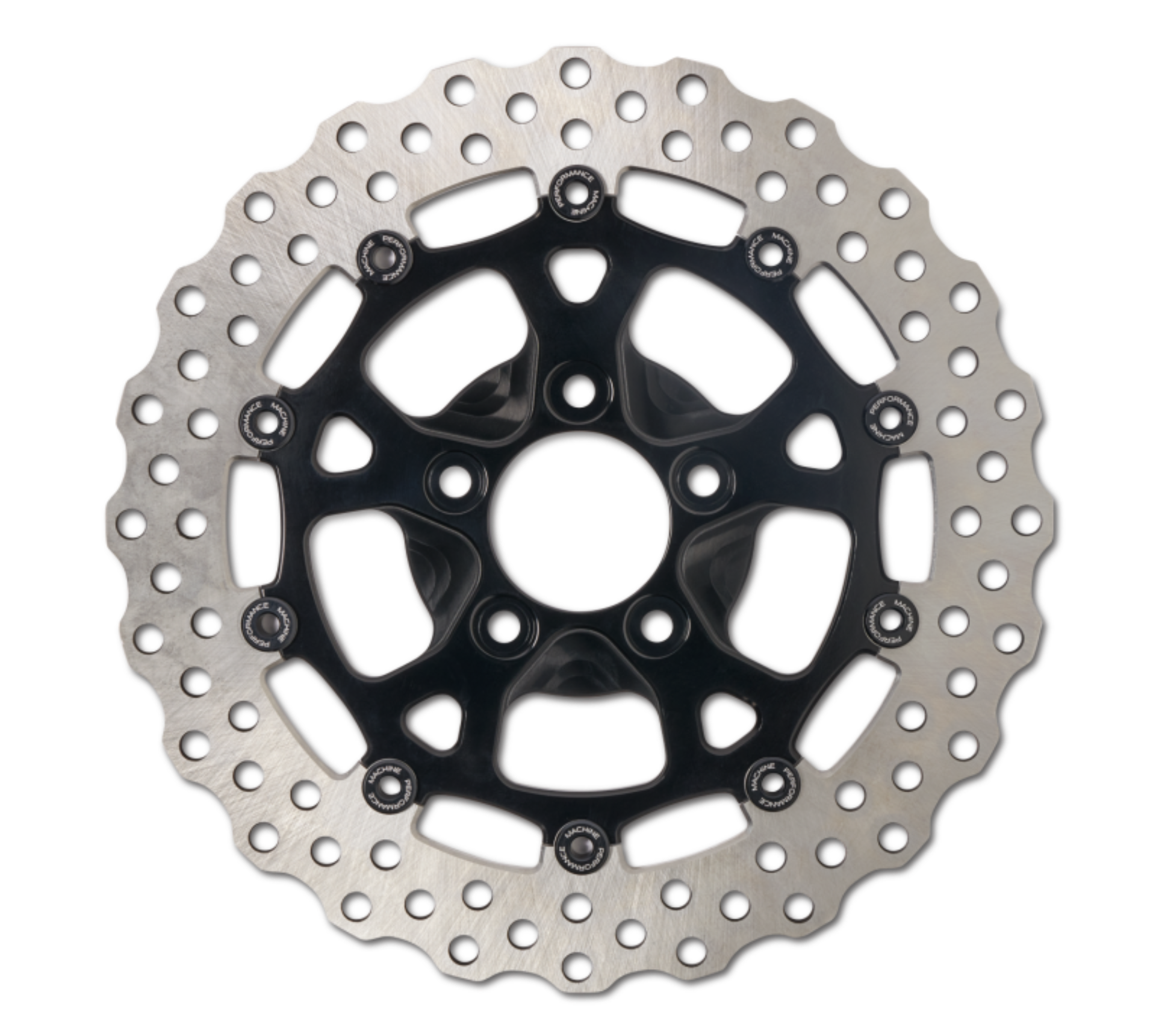 Picture of Performance Machine Disc Carr Dominator 320Mm X .20 Ff No O/S Front Black Ano