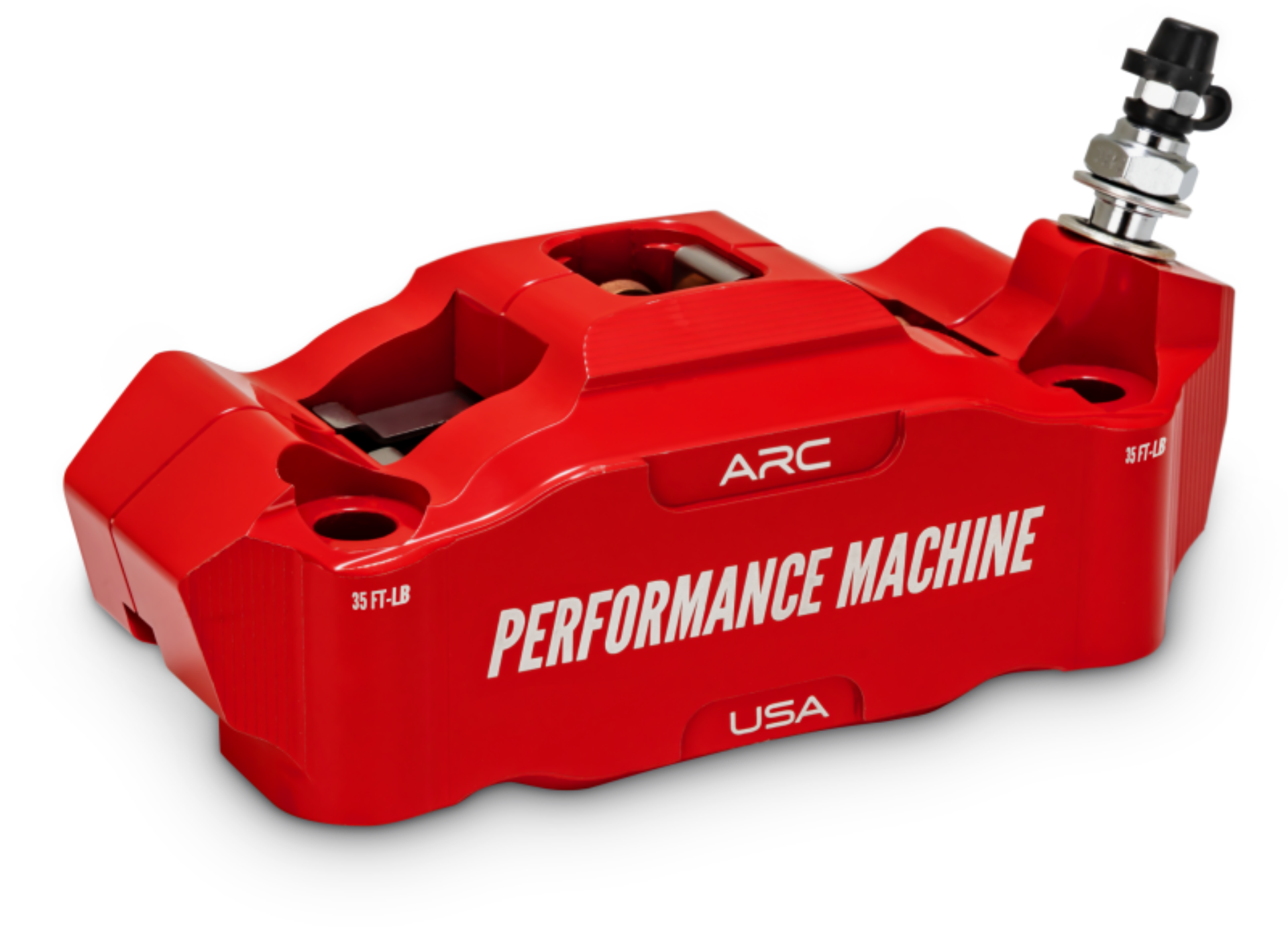 Picture of Performance Machine 125 x 4 Race Series Radial Mount Caliper with ARC - Right - Red