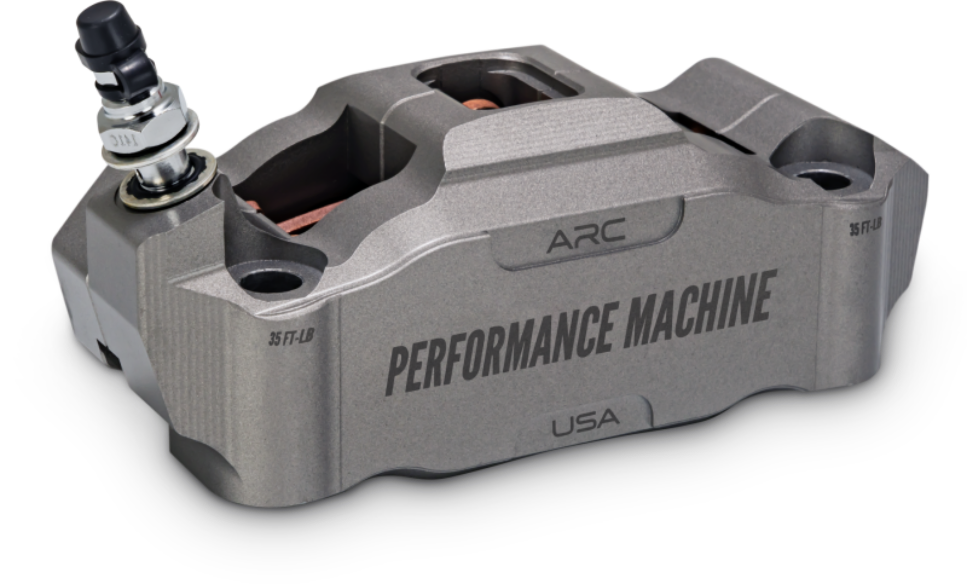 Picture of Performance Machine 125 x 4 Race Series Radial Mount Caliper with ARC - Right - Gunmetal Grey