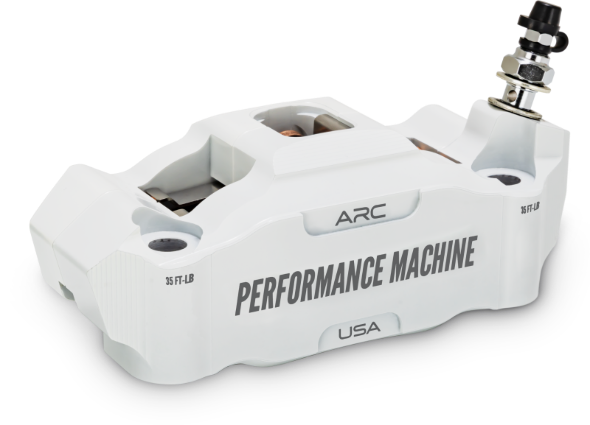 Picture of Performance Machine 125 x 4 Race Series Radial Mount Caliper with ARC - Right - White