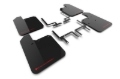 Picture of Rally Armor 2018+ Jeep Wrangler Rubicon JL Black UR Mud Flap w/ Red Logo