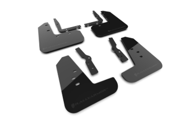 Picture of Rally Armor 24-26 Ford Mustang Black UR Mud Flap w/ Metallic Black Logo