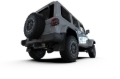 Picture of Rally Armor 2018+ Jeep Wrangler Rubicon JL Black UR Mud Flap w/ Metallic Black Logo
