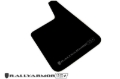 Picture of Rally Armor Universal Black UR Plus Mud Flap w/ Metallic Black Logo - Pair