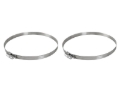 Picture of aFe Magnum FORCE Worm Gear Hose Clamps - 4-1/8in to 7in ID (Pair)