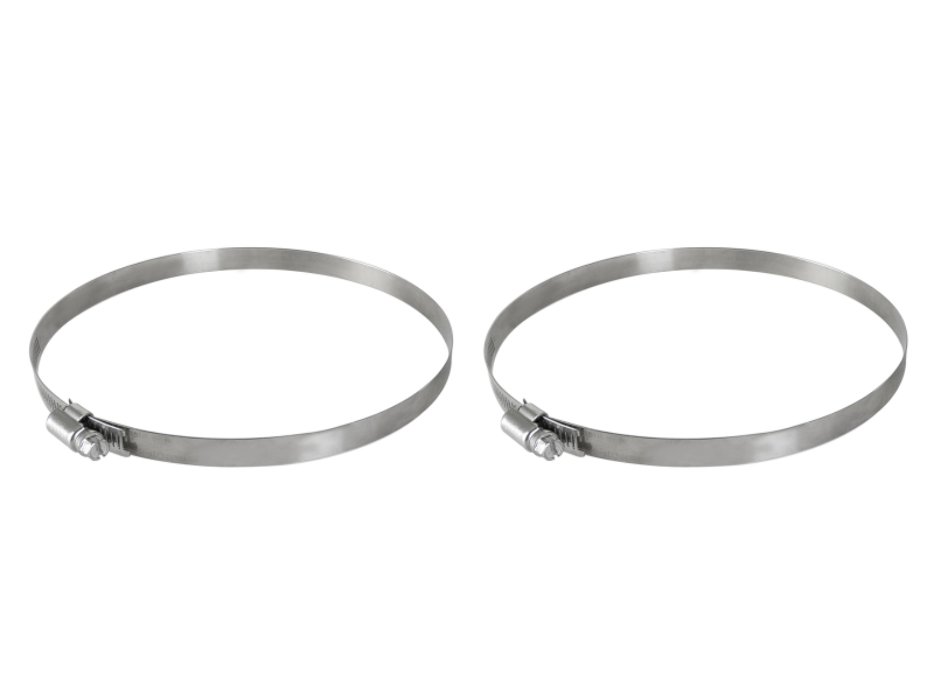 Picture of aFe Magnum FORCE Worm Gear Hose Clamps - 4-1/8in to 7in ID (Pair)