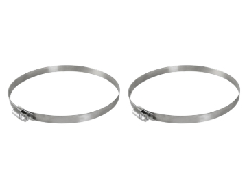 Picture of aFe Magnum FORCE Worm Gear Hose Clamps - 4-1/8in to 7in ID (Pair)
