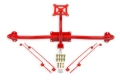 Picture of BMR 14-19 Chevrolet Corvette C7 Bolt-On Parachute Mount - Red