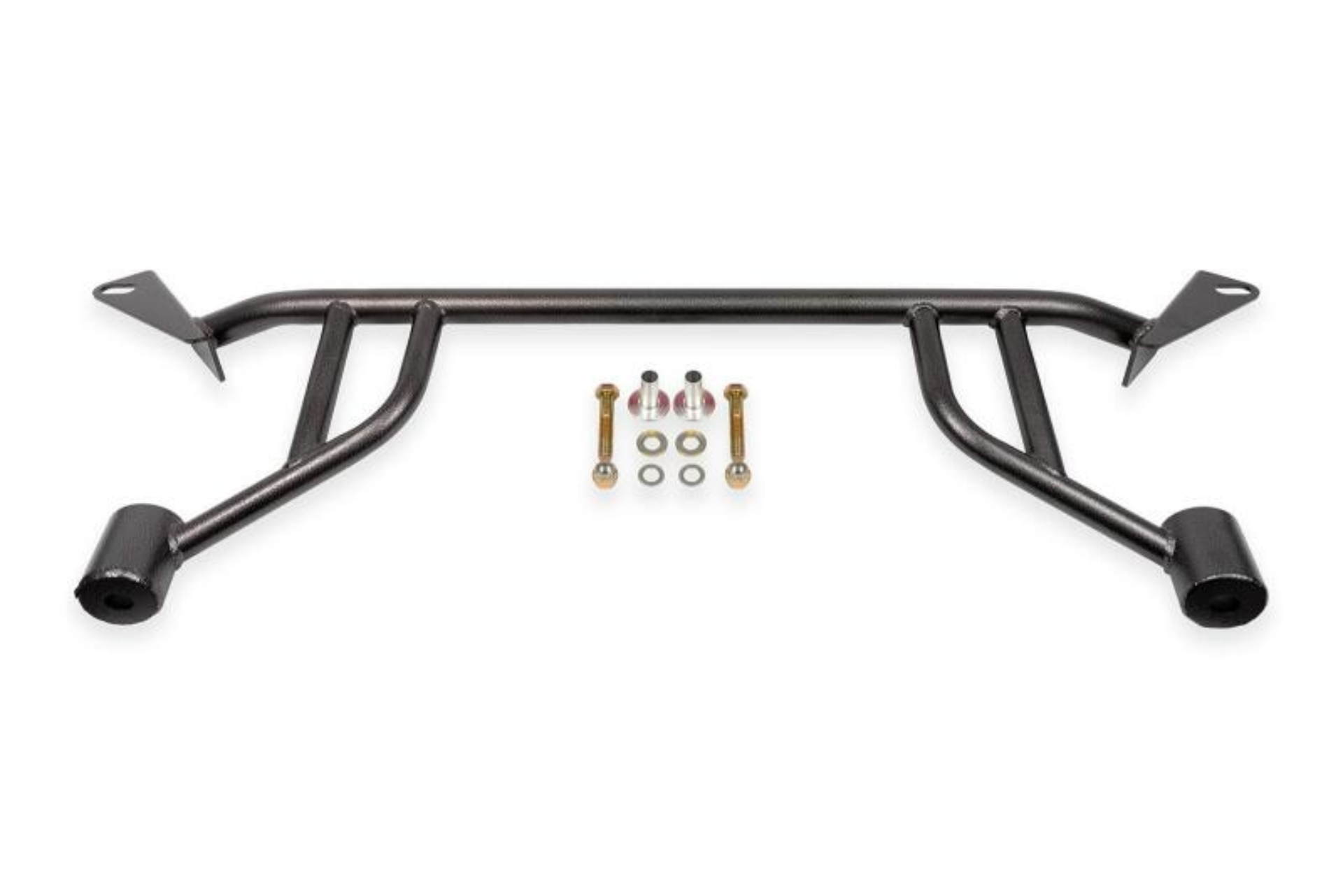 Picture of BMR 24-25 Ford Mustang S650 Chassis Brace Front Subframe 4-point - Black Hammertone