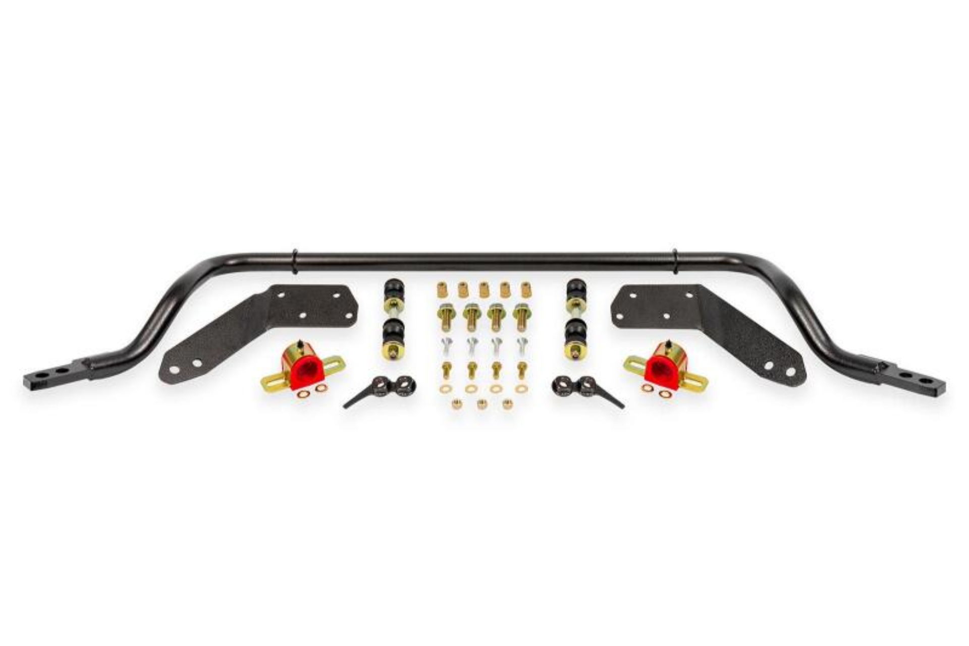 Picture of BMR 78-87 G-Body Front Sway Bar Kit - 1.25in Hollow - 2-Hole Adjustable - Black Hammertone