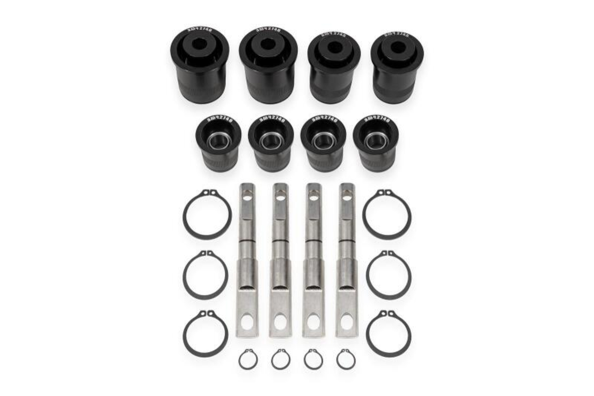Picture of BMR 14-19 Chevrolet Corvette C7 Front Upper & Lower Control Arm Bearing Kit - Black Anodized