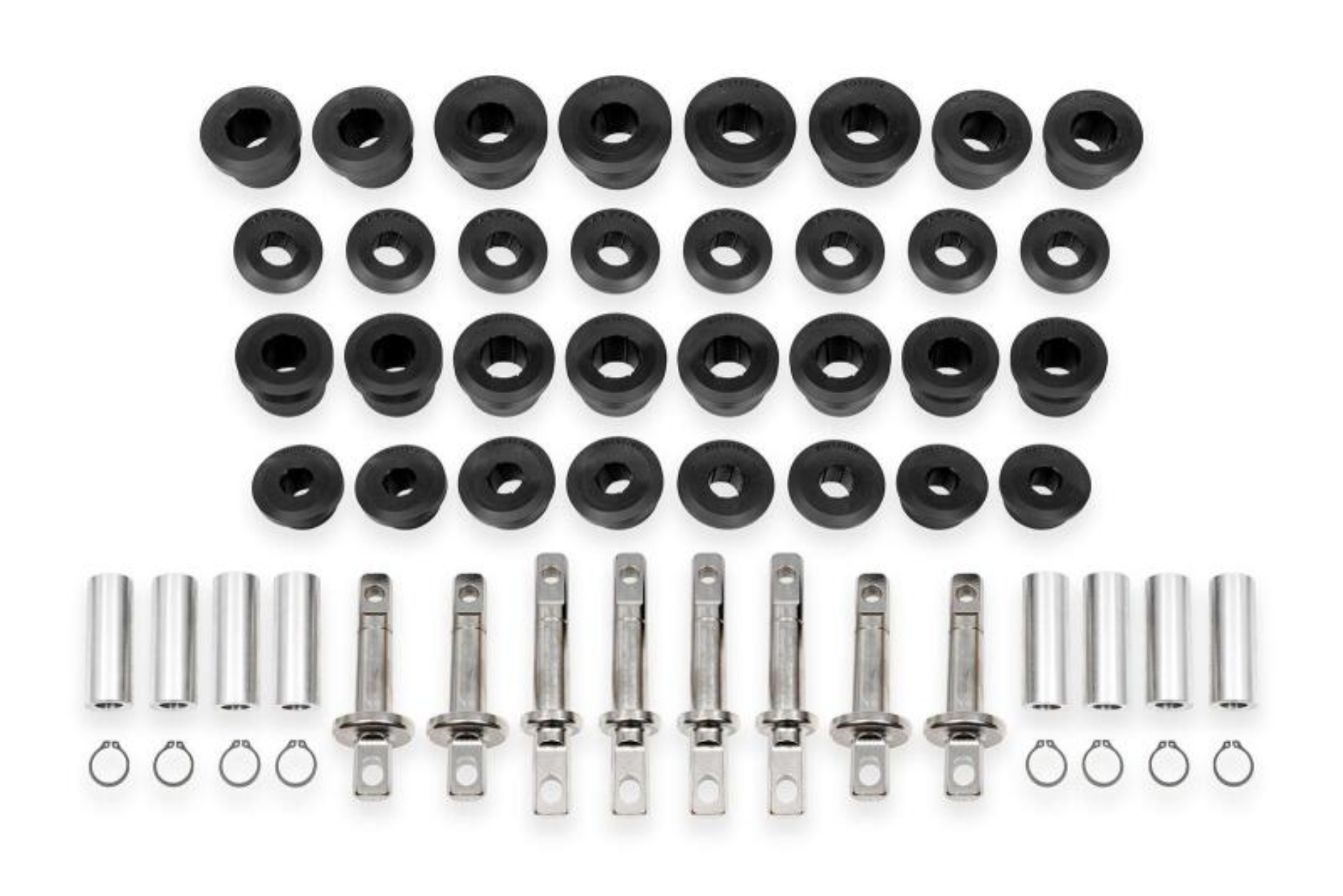 Picture of BMR 14-19 Chevrolet Corvette C7 Front & Rear Control Arm Bushing Kit - Delrin