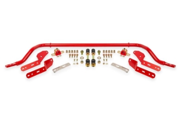 Picture of BMR 64-67 GM A-Body 1.25in Hollow 2-Hole Adjustable Front Sway Bar Kit - Red