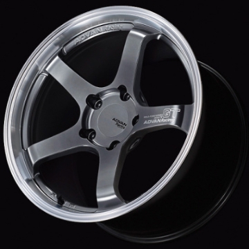Picture of Advan GT Premium Version 21x10.5 +15 5x112 Machining and Hyper Platinum Black Wheel