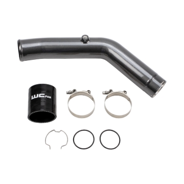 Picture of Wehrli 23-24 Ford 6.7L HO Power Stroke 3in Hot Side Intercooler Pipe - Bronze Chrome