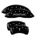 Picture of MGP 4 Caliper Covers 98-02 Pontiac Firebird (Ex WS6) Front Pontiac Rear Arrow Blk Finish Silver Char