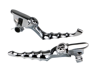 Picture of Kuryakyn Zombie Levers 21-23 and select 24-25 Touring Chrome