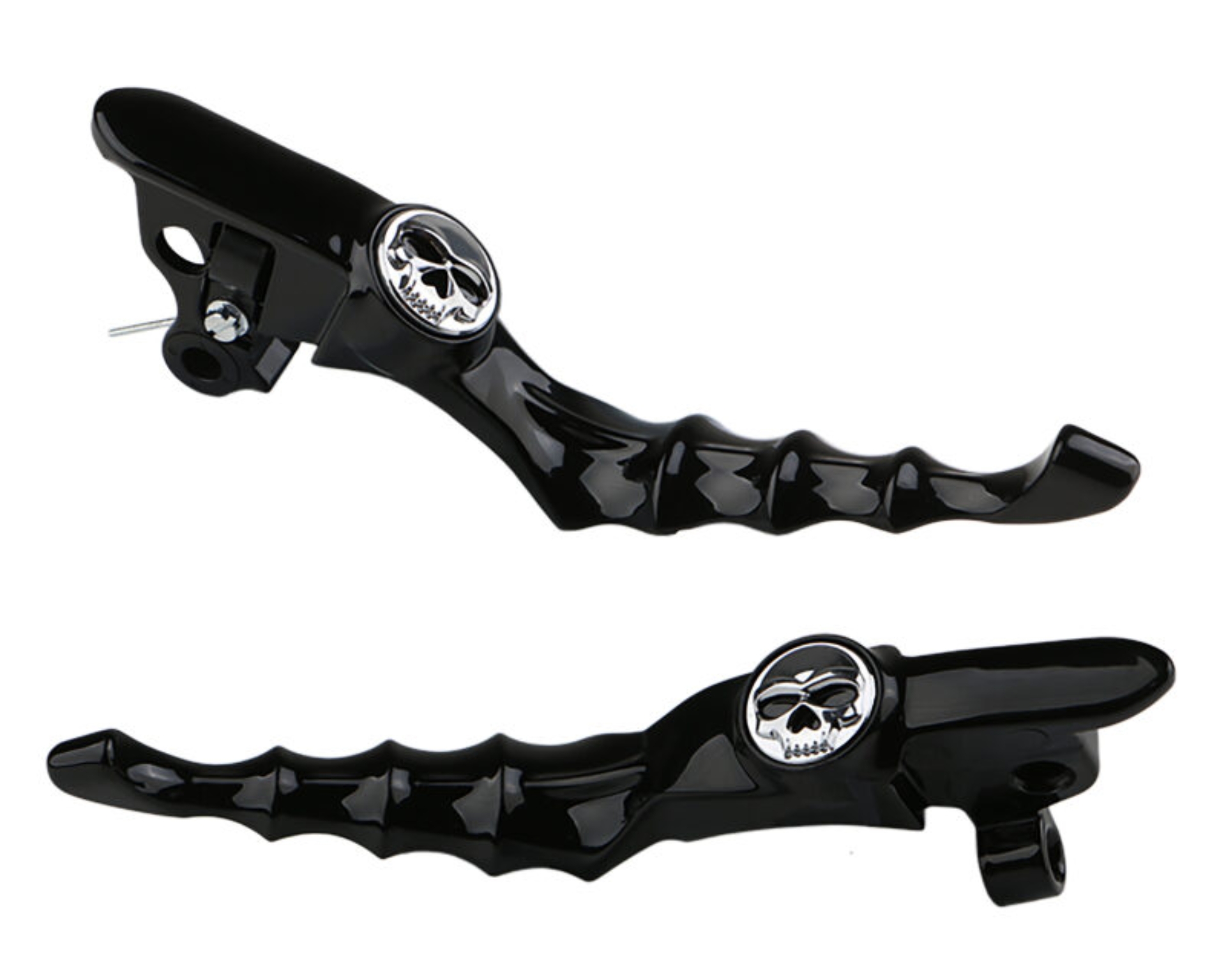 Picture of Kuryakyn Zombie Levers 21-23 and select 24-25 Touring Gloss Black