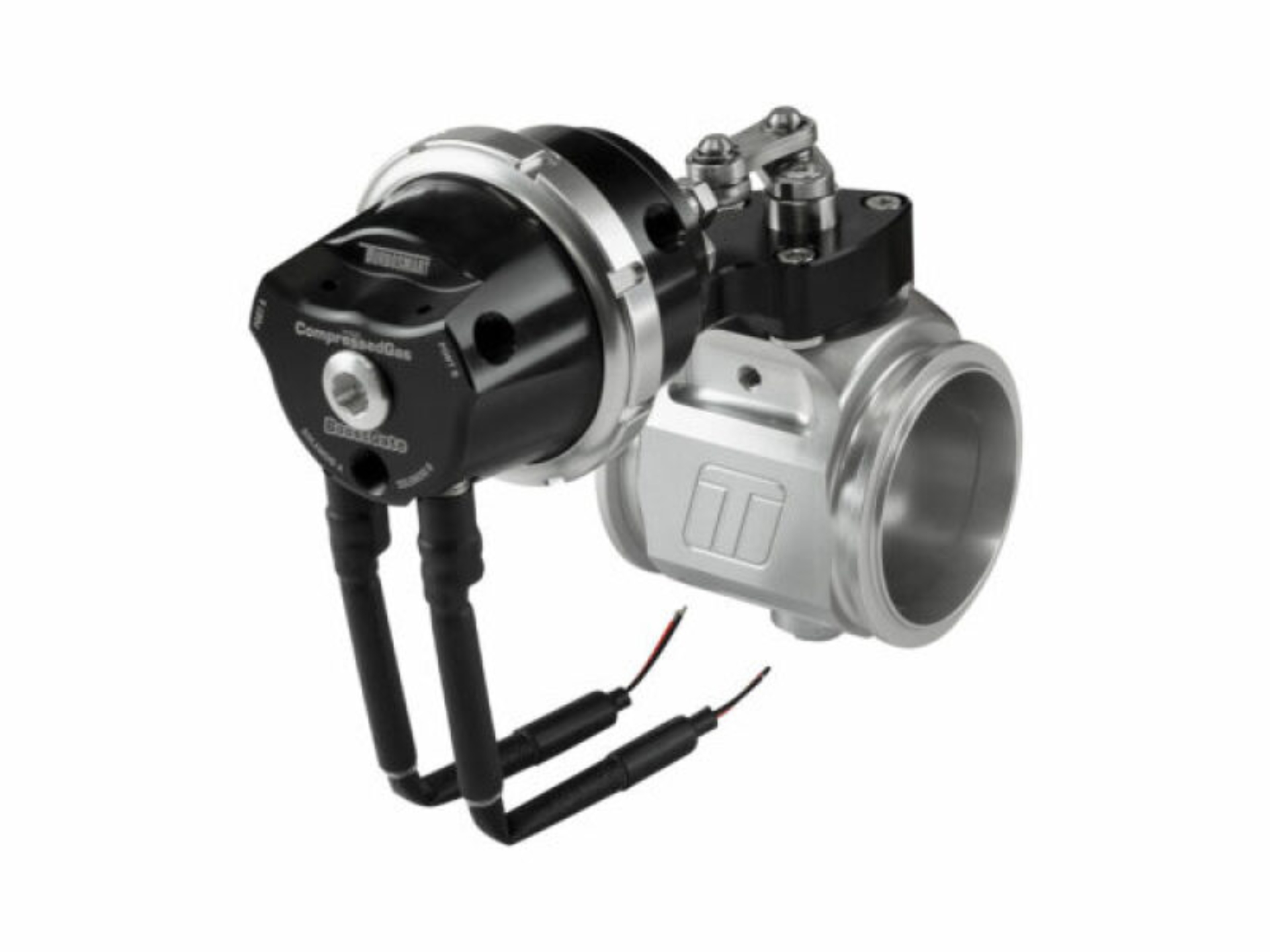 Picture of Turbosmart PBG50CG 7PSI Compressed Gas Solenoid Boostgate - Black
