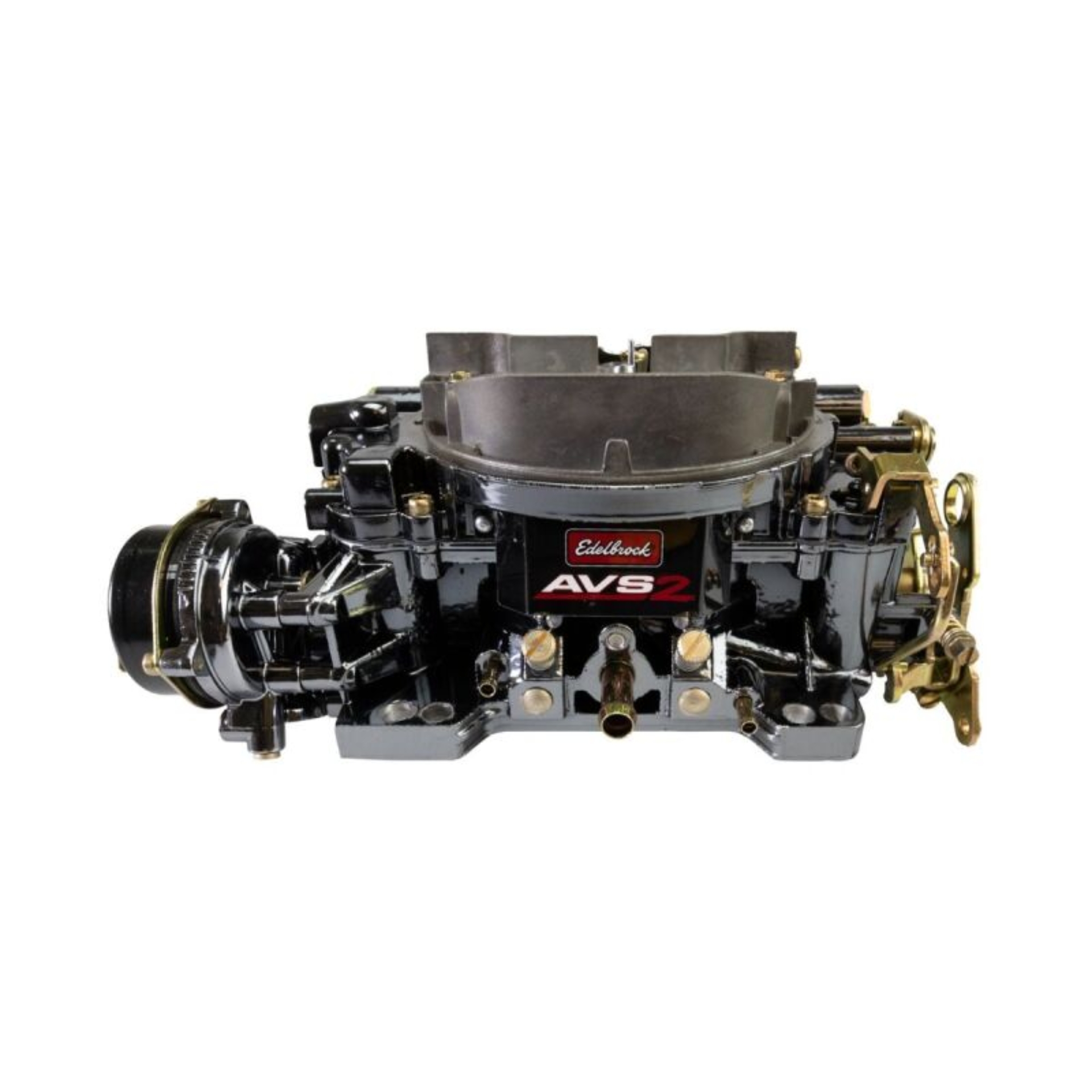 Picture of Edelbrock AVS2 650 CFM Carburetor #1906-BP Electric Choke, Black Plasma Finish