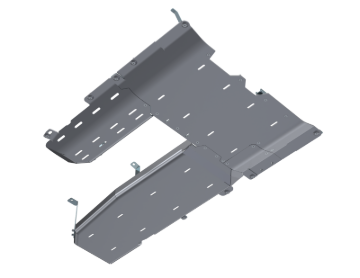 Picture of Artec Industries 20-25 Jeep Wrangler JL Sahara T-Case/Fuel Skid/ Dpf Only -4 Door 3.0L Diesel Alum