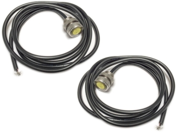 Picture of Artec Industries (2-Pack) - Led Bolt Light - 3 Watt Cool White Stainless Steel 11Mm Silver