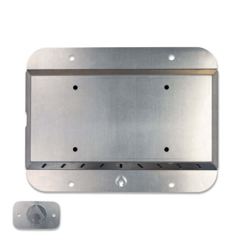 Picture of Artec Industries 07-18 Jeep Wrangler JK Spare Tire Delete Kit - Bare Aluminum