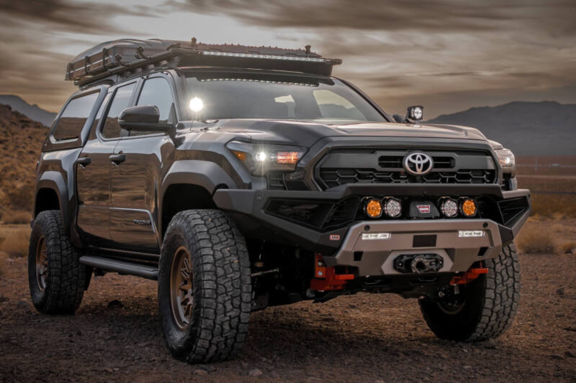 Picture of ARB 2024+ Toyota Tacoma Zenith Winch Bar - TXT Black