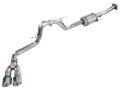 Picture of AWE Tuning 21-25 Ford F150 (14th Gen Reg Cab) Cat-Back Exhaust - 4.5in Dual Side Exit Chrome Tips