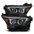 Picture of AlphaRex 23-24 Toyota Tacoma LUXX-Series LED Proj Headlights Blk w/Actv Light & Seq. Sig + DRL