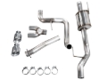 Picture of AWE Tuning 21-25 Ford F150 (14th Gen Reg Cab) Cat-Back Exhaust - 4.5in Dual Side Exit Chrome Tips
