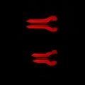 Picture of AlphaRex 21-23 Ford F-150 LUXX LED Taillights - Alpha-Black w/ BLIS