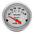 Picture of Autometer Ultra-Lite 52mm Short Sweep Electronic Voltage Gauge