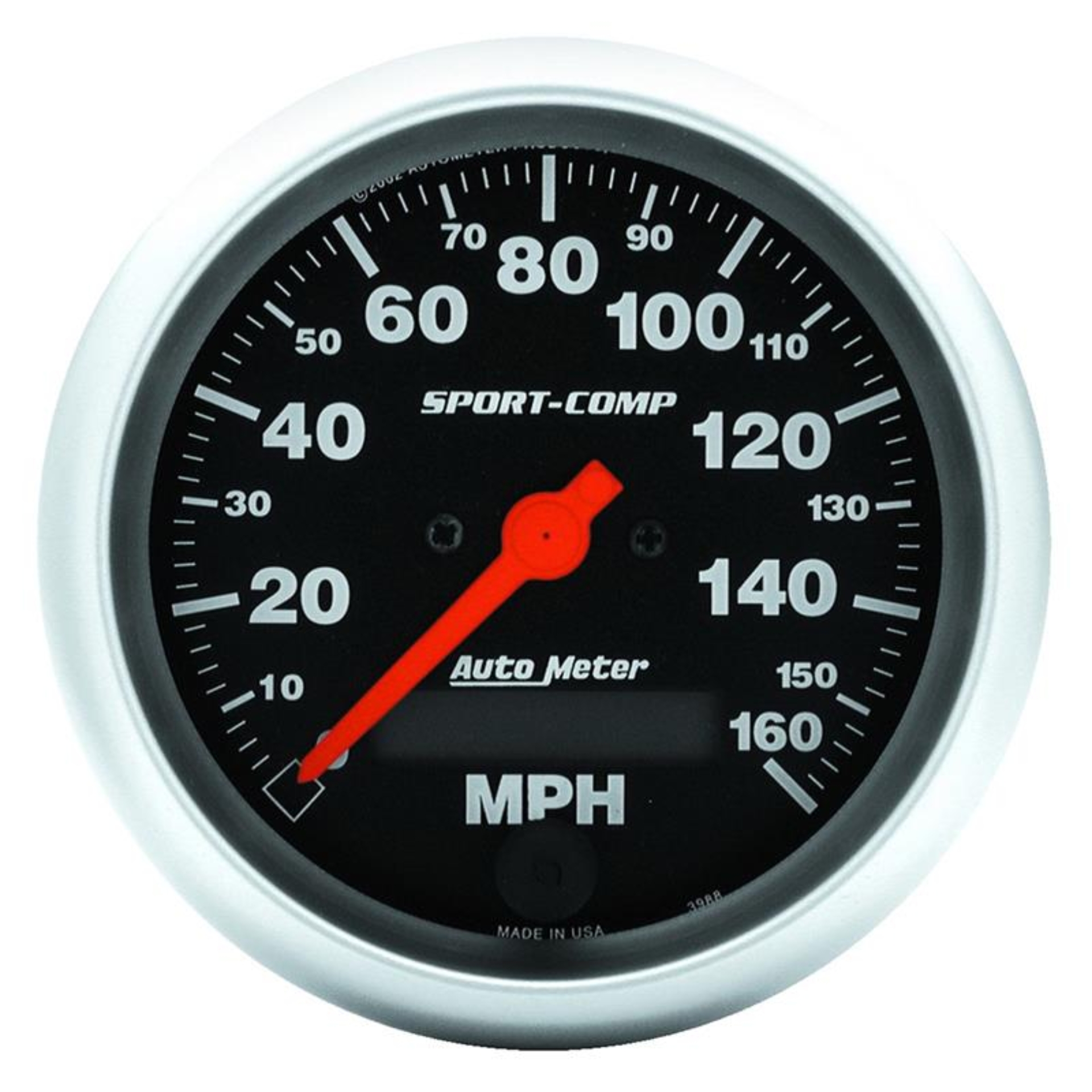Picture of Autometer Sport-Comp 3-3/8 inch 160 MPH Electronic Speedometer Gauge