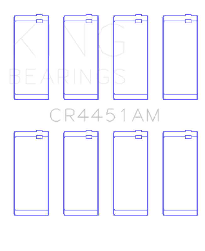 Picture of King Engine Bearings KING Connecting Rod Bearings - CR4451AM