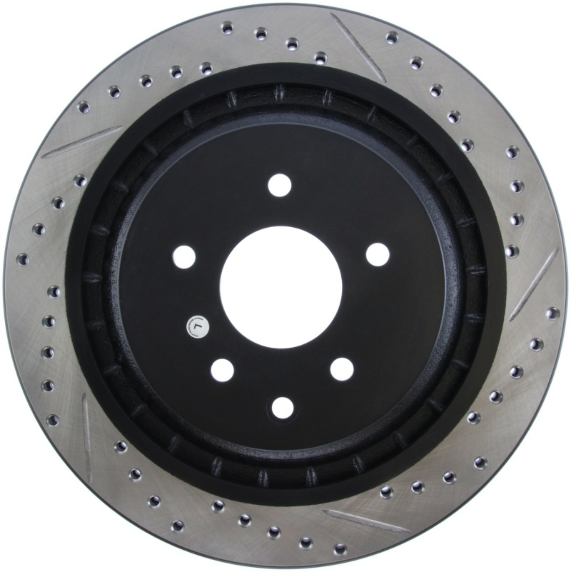 Picture of Sport Drilled & Slotted Brake Rotor; Rear Left