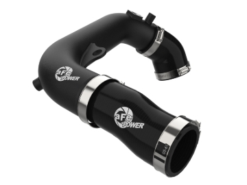 Picture of aFe 2024+ Jeep Wrangler JL L4-2.0L (t) BladeRunner 2-1/2in Aluminum Hot Charge Pipe - Black