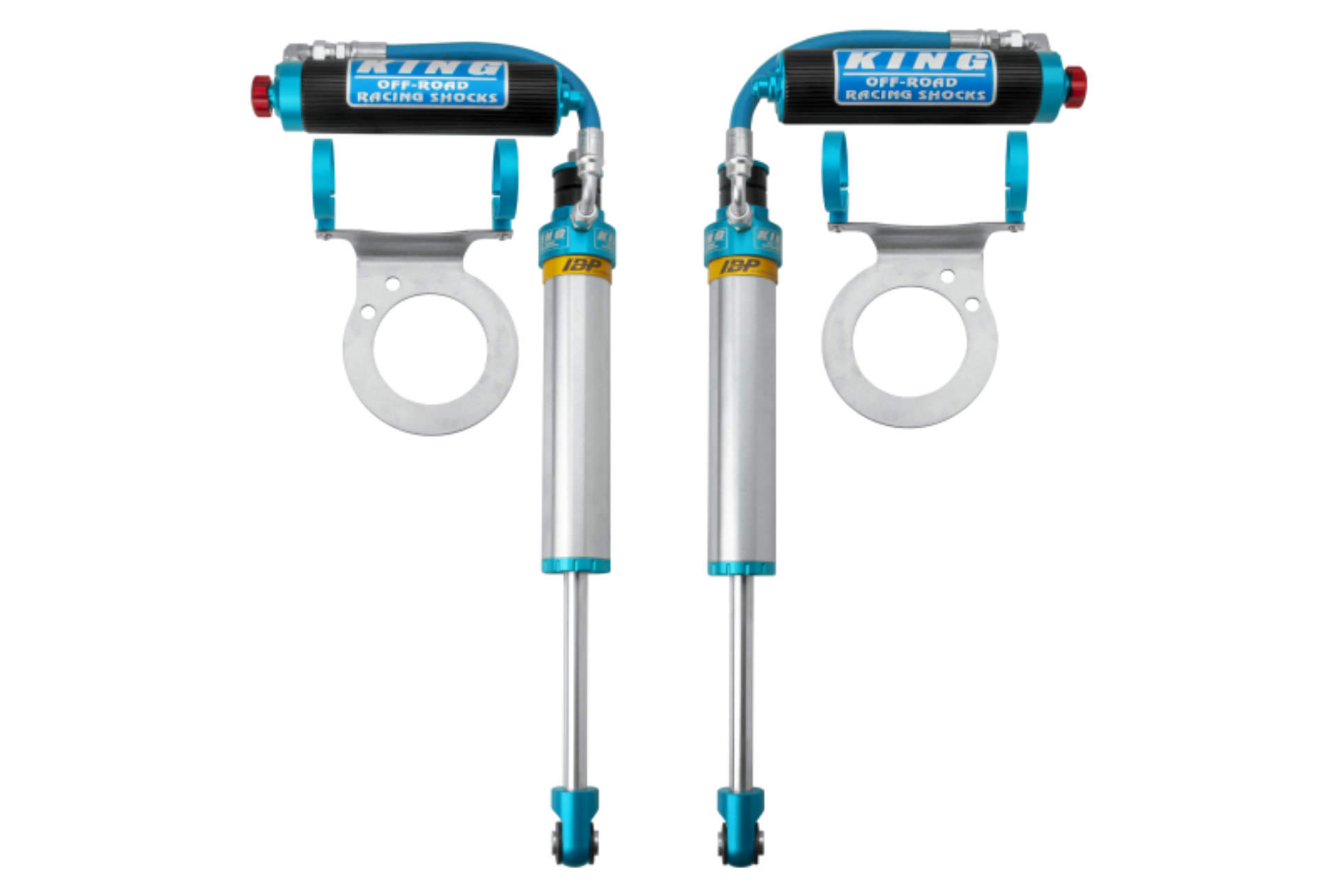 Picture of King Shocks 2014+ Ram 2500/3500 4WD Front 2.5 Dia Piggy Hose Shock w/ Adj. & IBP (Pair)
