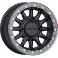 Picture of Raceline A14BG Alpha 15x10in/4x137 BP/10mm Offset/110.18mm Bore- Blk & Gunmetal Ring Beadlock Wheel