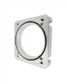 Picture of Torque Solution 06-21 Subaru STI EJ Big Bore Manifold Big Bore 76mm Throttle Body Adapter - Silver
