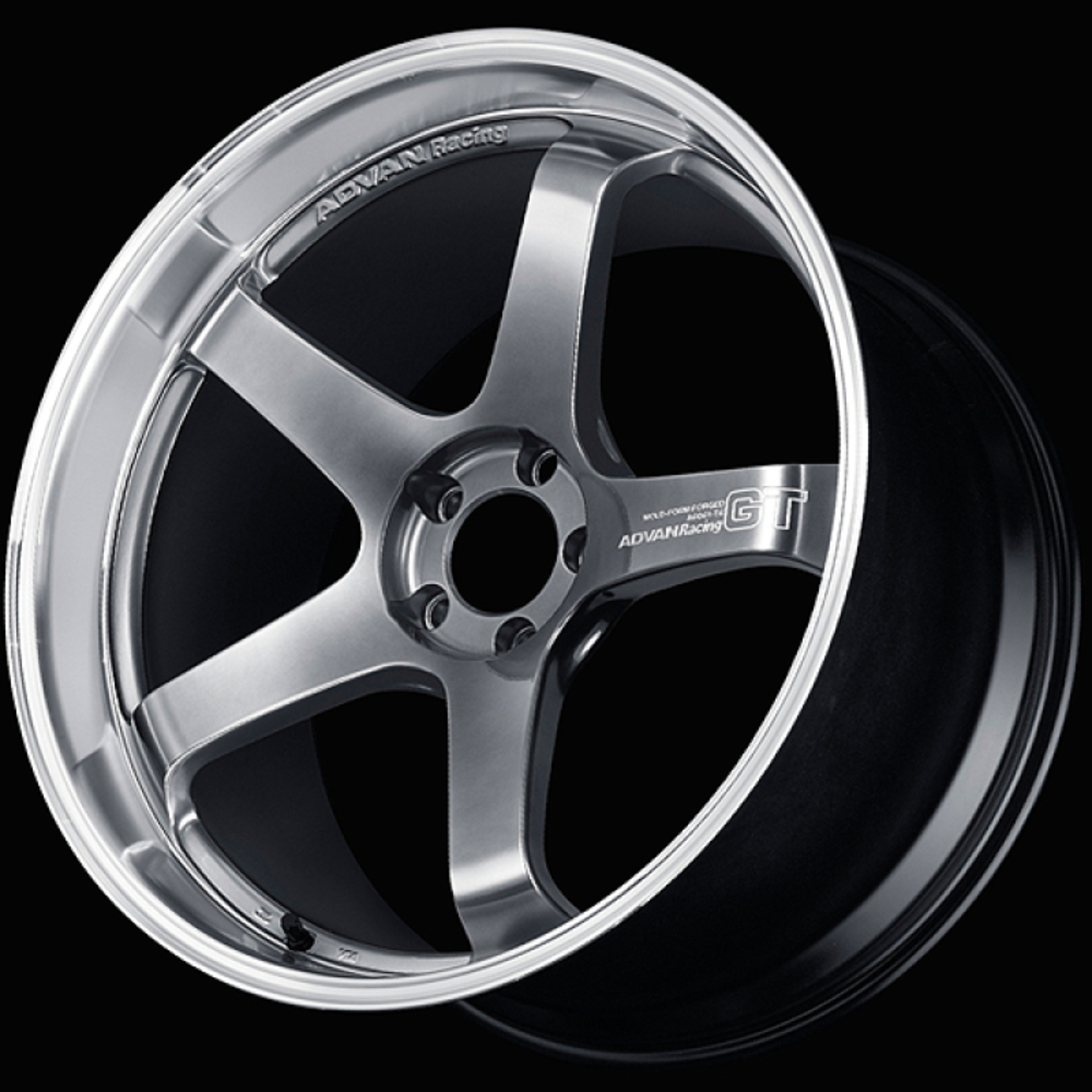 Picture of Advan GT Premium Version 19x10 +32 5x120 Machining and Hyper Platinum Black Wheel