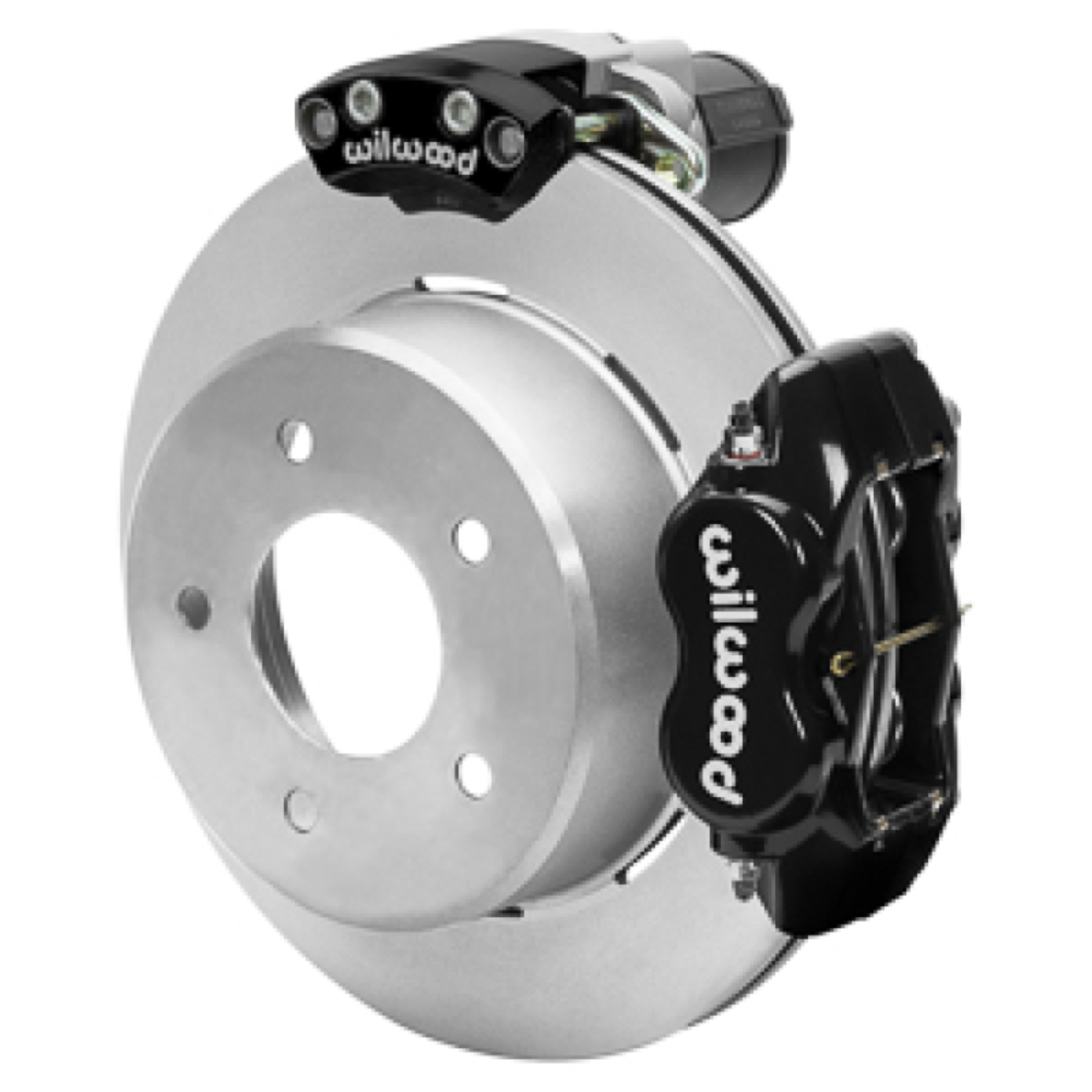 Picture of Wilwood 88-98 GM C1500 Rear Electronic Parking Brake Kit Black 12.19in Rotor 3.25in Offset