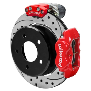 Picture of Wilwood 88-98 GM C1500 Rear Electronic Parking Brake Kit Red 12.19in SRP Rotor 3.25in Offset