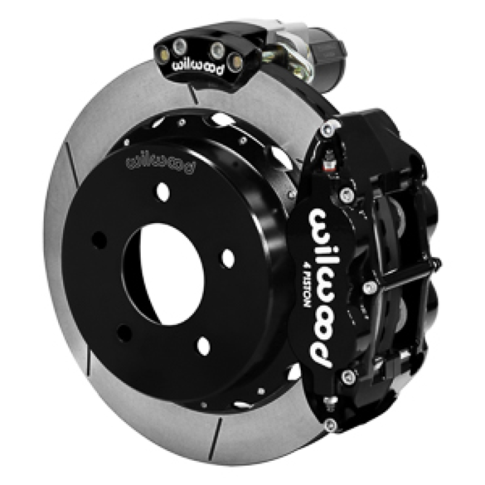 Picture of Wilwood 88-98 GM C1500 Superlite Rear Electronic Parking Brake Kit 12.88in Rotor 3.25in Offset - Blk