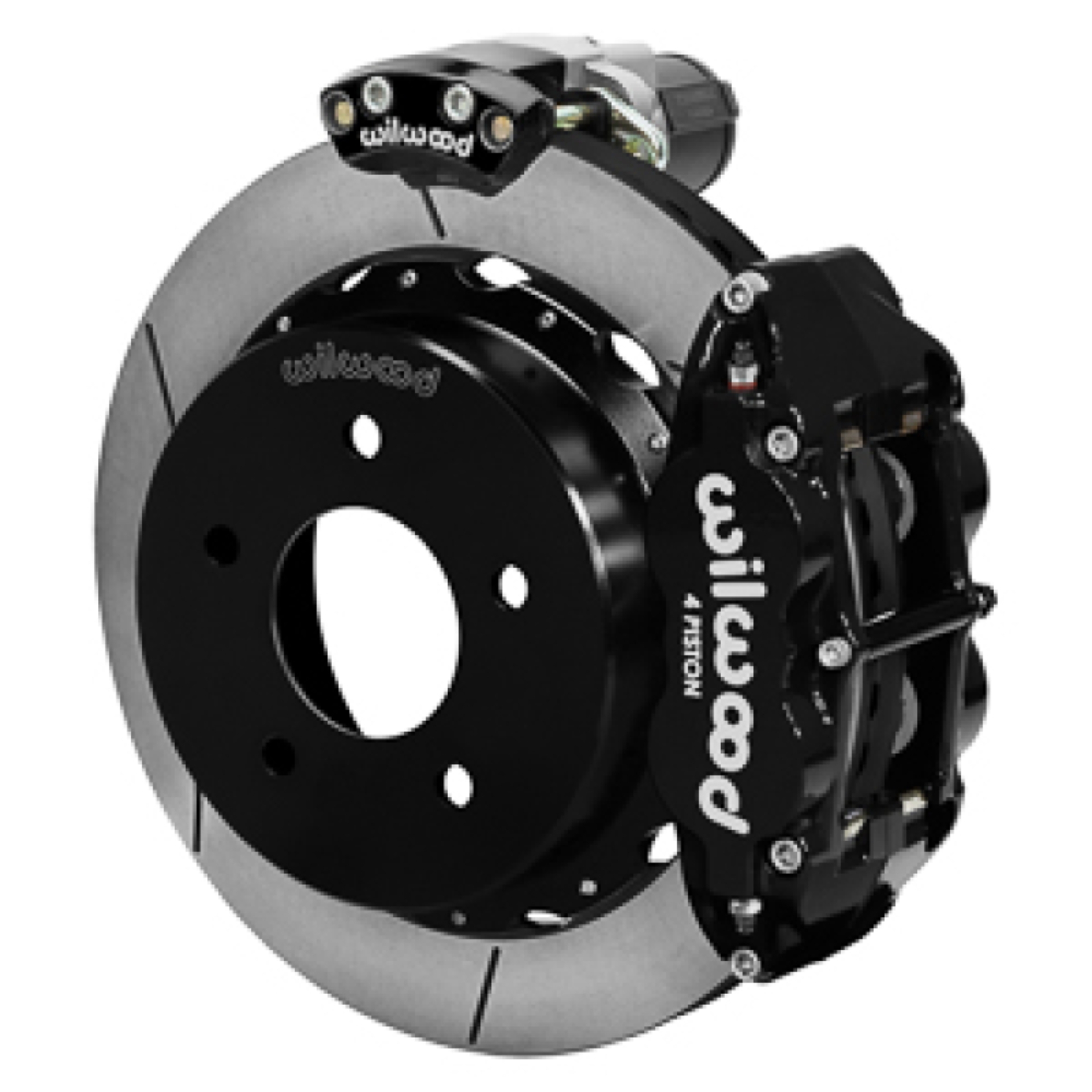 Picture of Wilwood 88-98 GM C1500 Superlite Rear Electronic Parking Brake Kit 14in Rotor 3.25in Offset - Blk