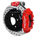 Picture of Wilwood 88-98 GM C1500 Superlite Rear Elec. Parking Brake Kit 14in SRP Rotor 3.25in Offset - Red
