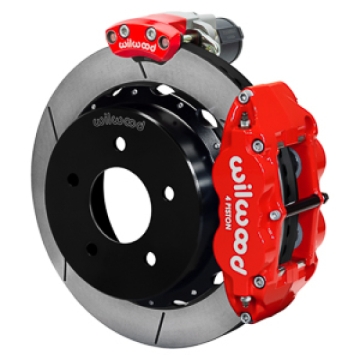 Picture of Wilwood 88-98 GM C1500 Superlite Rear Electronic Parking Brake Kit 14in Rotor 3.25in Offset - Red