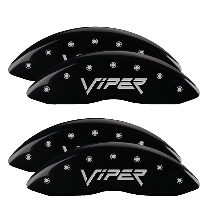Picture of MGP Caliper Covers 4 Logo Front - 12203SVIPBK