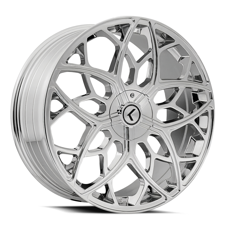 Picture of Kraze KR184 Ricochet 22x8.5 / 5x115/120 BP / 38mm Offset / 74.1mm Hub Chrome Wheel
